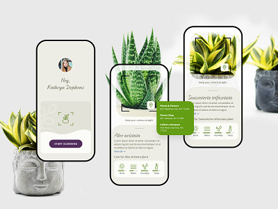 Scan ​Flower Mobile APP android app icons ios mobileapp ui uiux ux