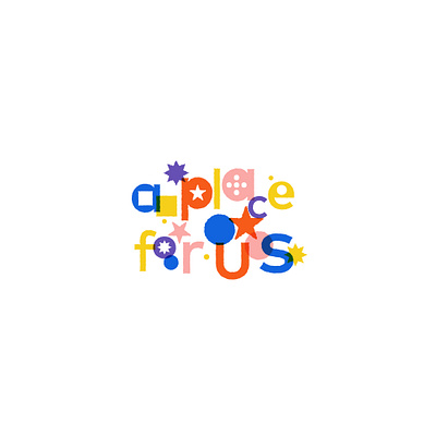 A Place for Us color design logo texture type typography