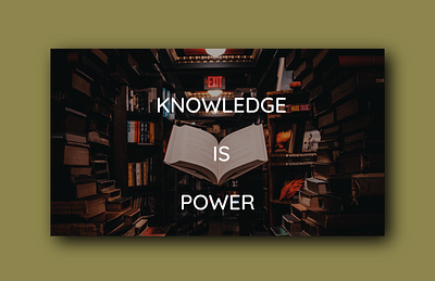 Knowledge is Power Concept app branding design illustration logo typography ui ux vector web