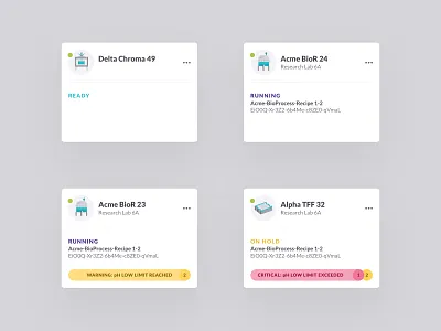 Bio4C Orchestrator Card UI biotech card ui dashboard dashboard ui design digital figma product design science ui web web application
