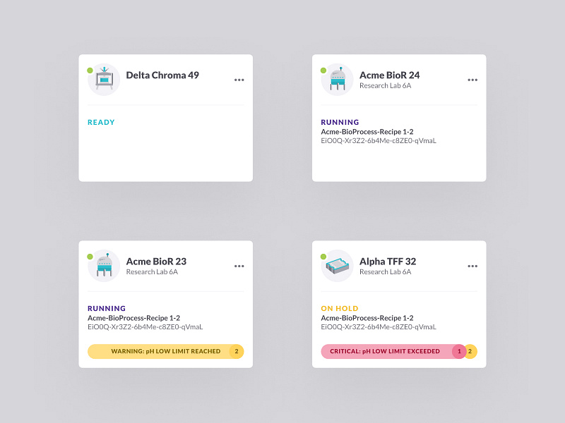 Bio4C Orchestrator Card UI biotech card ui dashboard dashboard ui design digital figma product design science ui web web application