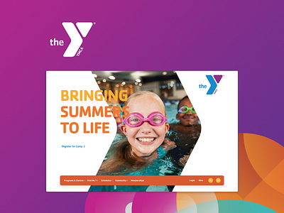 YMCA Website Redesign - Case Study brand design brand identity branding design graphic design illustration website