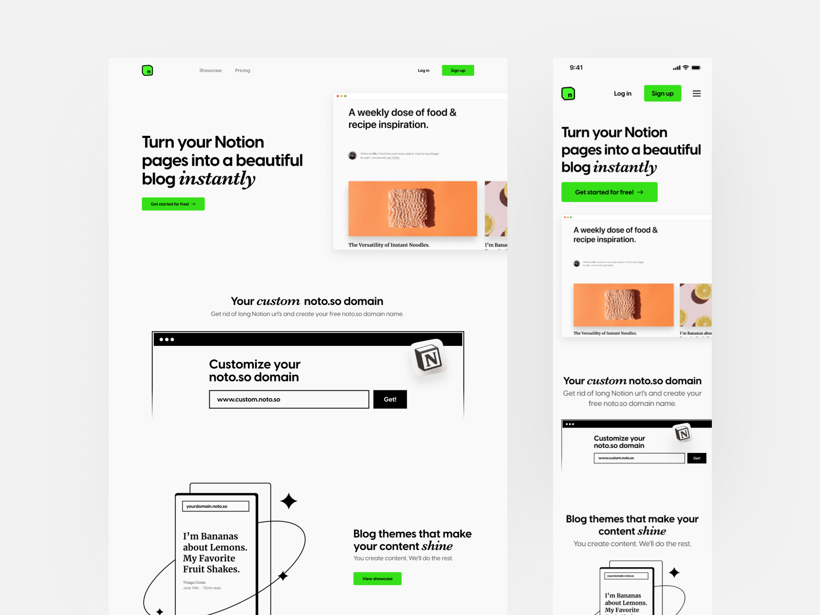 Tool website – responsive app blog design graphic illustration layout notion tool ui ux vector web web design website