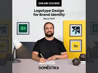 New Logotype Design Course! brand identity branding class course design domestika illustration learning lettering logo logotype online course tutorial typography