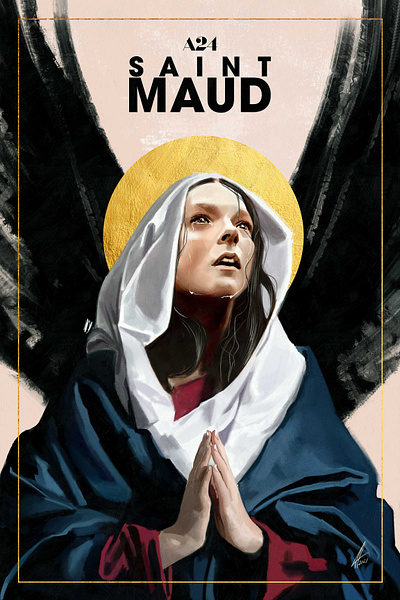 Saint Maud alternativemovieposters fine art horror illustration movies posters