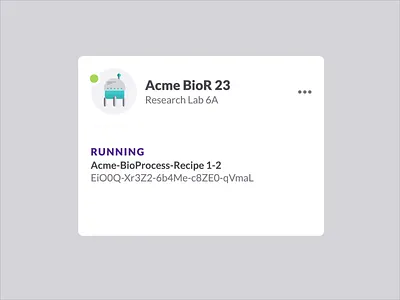 Bio4C Orchestrator Card UI animation animation biotech dashboard dashboard ui design digital figma lab product design science web web application web design
