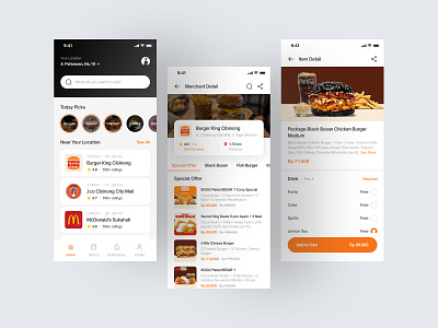 Food Delivery - Mobile Apps animation dailyui design mobile design motion graphics ui uidesign uiux
