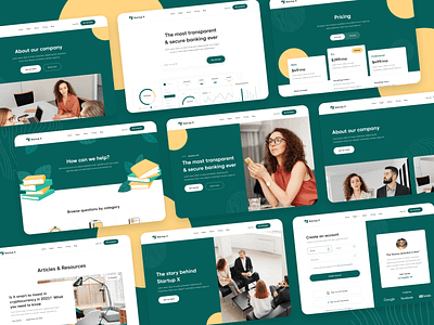 All Pages - Startup X Webflow Template & UI Kit b2b b2c business fintech home homepage landing landing page landingpage modern saas software startup tech technology template web design webdesign webflow website