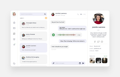 Web Chat Application [Concept] adobe xd app chat chatter conversation design graphic design telegram whatsapp xd