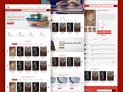 An Online Book Shop Website book shop books selling books website design graphic design ui ux website design