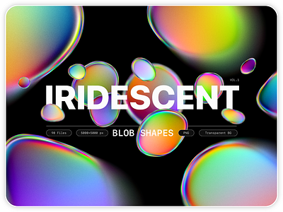 Iridescent blob shapes collection abstract blob colorful design download element fluid free gradient graphic design holographic illustration iridescent liquid multicolor photoshop rainbow set shape vivid