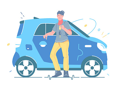 Car rental colour
