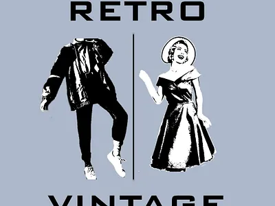 Retro or Vintage Logos branding design graphic design logo photo editing retro vector vintage
