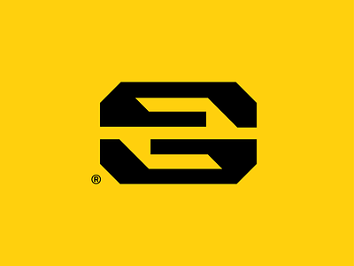 S2 Monogram branding icon lettermark logo logo design logo designer logomark mark minimal monogram s2 symbol yellow