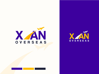 Xian Overseas | Brand Logo | Logo Design | Branding branding design logo vector