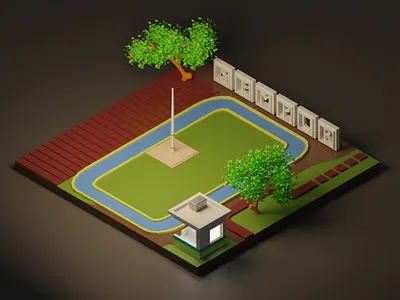 Sempur 3d 3d illustration 3d modeling animation blender bogor design graphic design illustration indo indonesia isometric jakarta sempur wira wira buana wirabuana