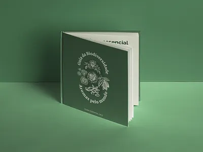 Biodiversity Guide - Essential Oils aromatherapy book cover illustration