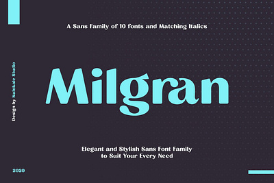 Milgran Sans Font Family advertising branding classy display display font elegant font fashion font fonts lettering logo magazine minimalist modern sans serif serif stylish typeface typography unique