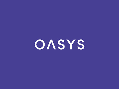 OASYS logo animation brand branding graphic design identity logo oasis oasys typography wordmark