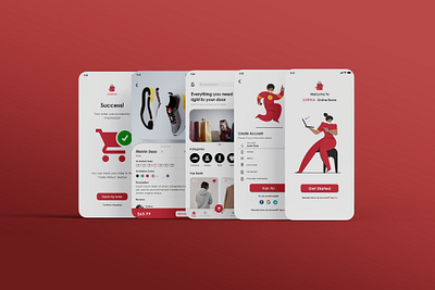 CARTAX cart e commerce graphics light mode mall online store shopping ui ux