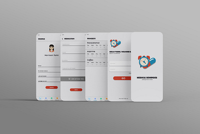 MEDICAL REMINDER doctor drug graphic design hospital light mode medical medicine patient ux