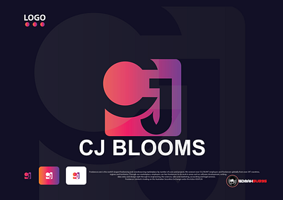 C + J gradient logo abstract app app logo design brand identity branding corporate creative design flat icon logo logo branding logo design logo designer logo trends 2021 logotype modern modern logo typography vector