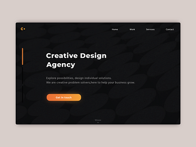 Landing page design design ui web