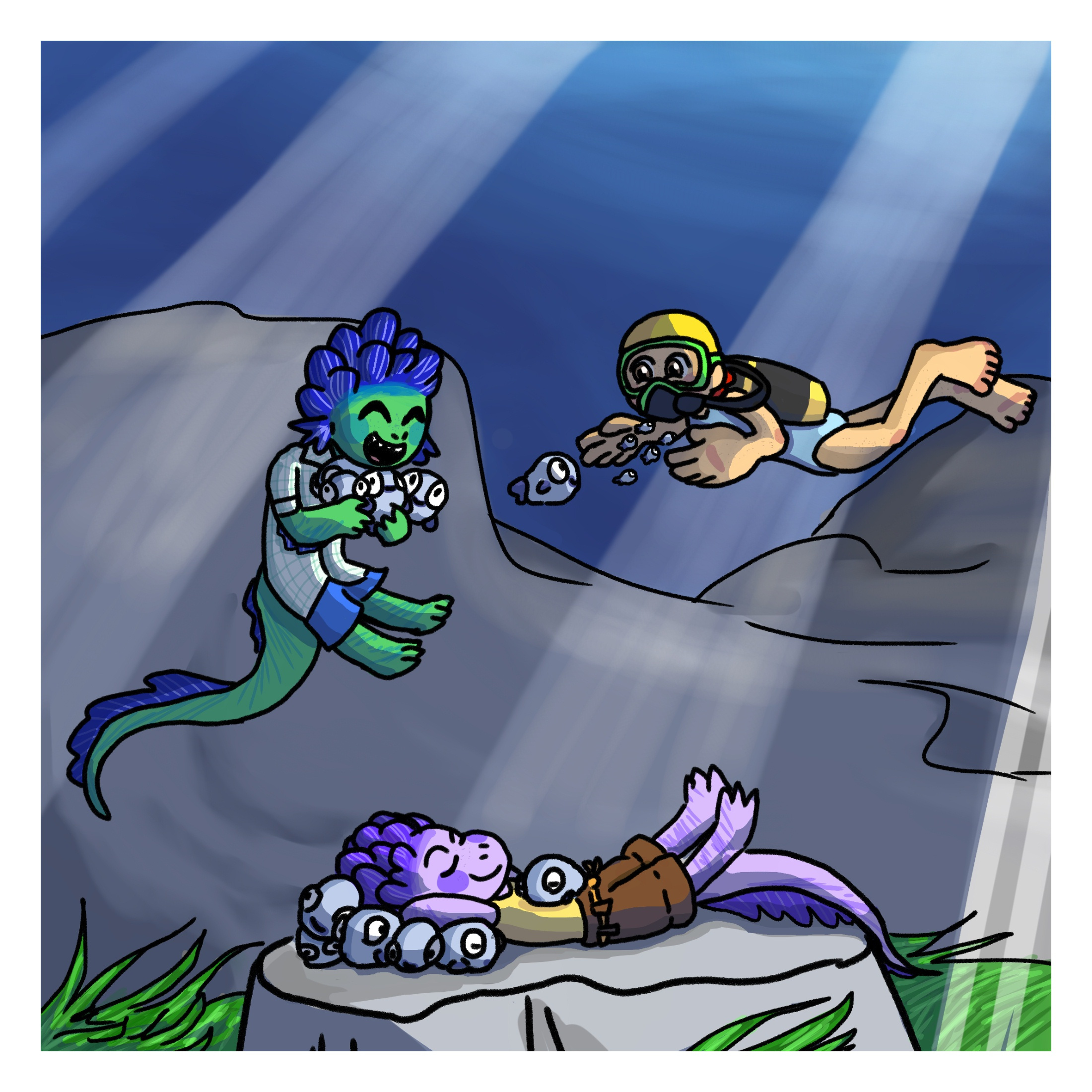 Example of Sharing the sea