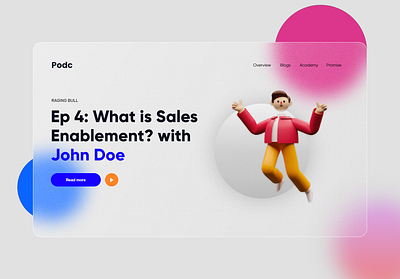 Podcast Landing Page branding