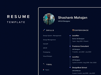 Resume - Template cv cv template resume resume template