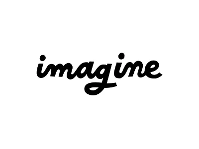 Imagine Lettering calligraphy font hand lettering lettering logo