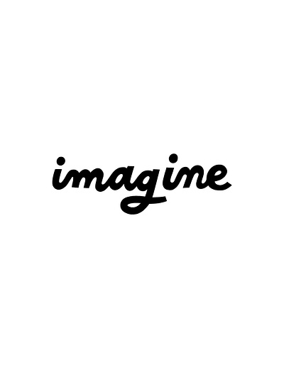 Imagine Lettering calligraphy font hand lettering lettering logo