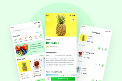 Fruits and Vegetables App dailyui design exploration ui ui design ux