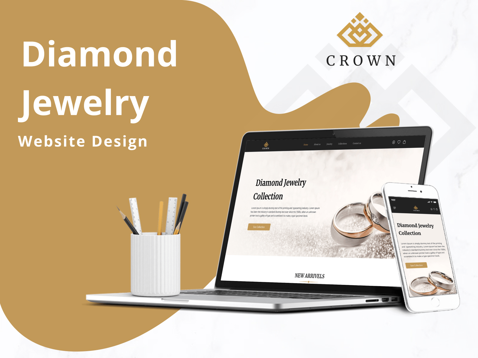 Jewelry website branding design ecommerce graphic design jewellery jewelry jewelry design jewelry website landing page shop store ui uiux ux web web app web design web developement website website design