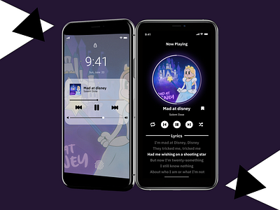 Music Player | DailyUI009 app design typography ui ux