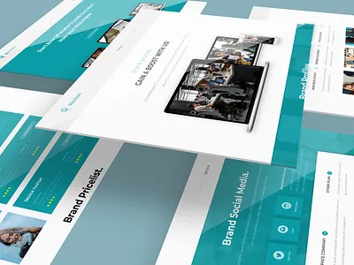 Web UI Design - WORKON business corporate creative design graphic graphic design modern professional ui ui kits web ui website