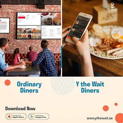 Y the Wait - Smart Solution In UAE To Treat You food app food ordering app smart solution for restaurants ythewait app