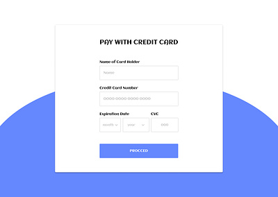 Credit card checkout graphic design