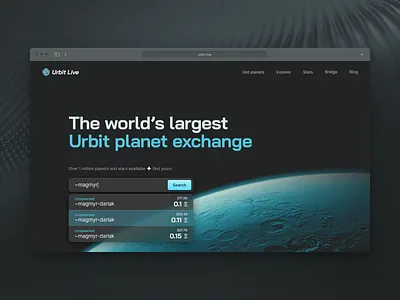 Urbit Live homepage