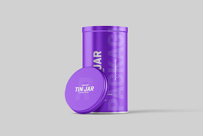 Tin Jar Packaging Mockup 3d brand branding design jar jar packaging jars mock up mock up mock ups mockup mockups package packaging packaging mockup tin