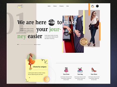 Fashion landing page clothing design e comerce e commerce e commerce design e shop ecommerce fashion fashion store home page interface landing page lookbook marketplace online shop style ui web web design website design