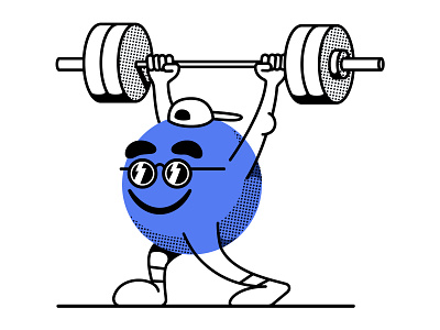 Crossfit Character vol.3 activity character character design crossfit fitness gym illustration sport training weightlifting workout