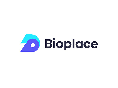 Bioplace Logo - ( B + Place icon ) Mark b locate blogo branding identity icon locate logo logo and branding logo mark logodesign logotype minimal modern logo pin place symbol