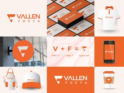 V + F logo abstract logo brand identity branding brandmark clean color creative design f gradient logo logo maker logo mark logodesign logos modern logo monogram symbol v vf