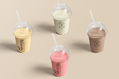 Frenzies Burger smoothies brand branding concept design food graphic design identity logo packaging restaurant shakes smoothies