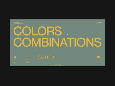 СС_Saffron animation colors combinations education fashion grid inspiration minimalism storytelling typography webdesign