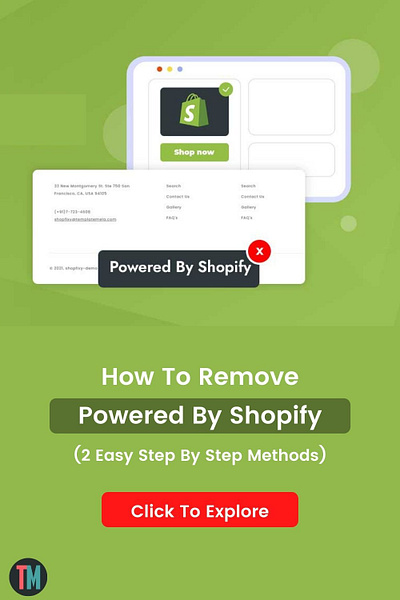 How To Remove Powered By Shopify shopify templatemela tutorial