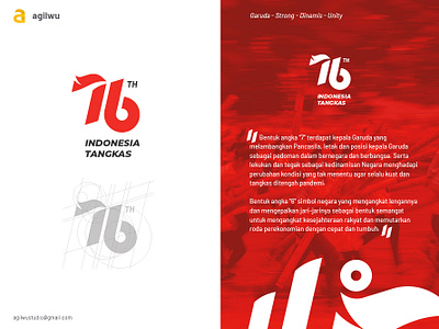 HUT RI 76 76year graphic design logo numberlogo