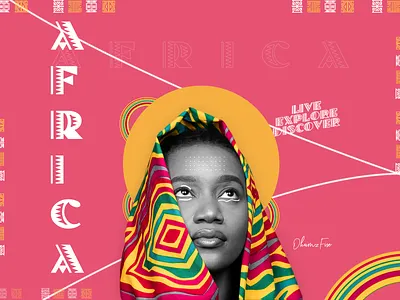 Riches in Africa art billboard community design flyer graphic design poster typography