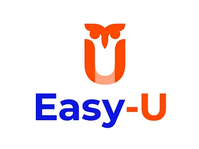 Easy-U app branding design logo vector